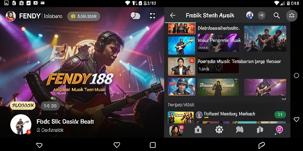 Screenshot gameplay FENDY188 menunjukkan keseruan bernyanyi bersama.