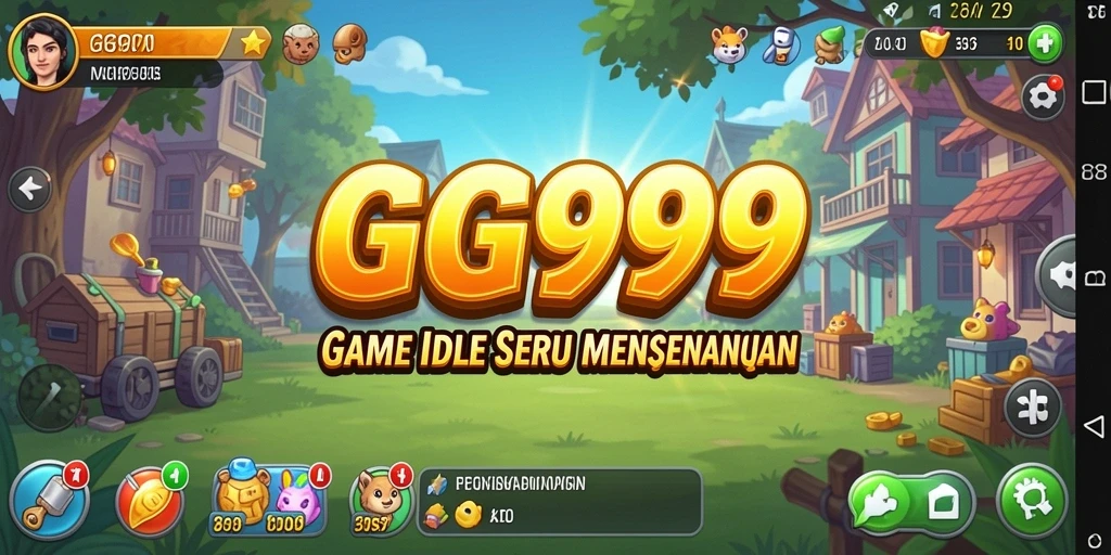 Tampilan screenshot GG999 menunjukkan pengalaman gameplay Idle yang menarik.
