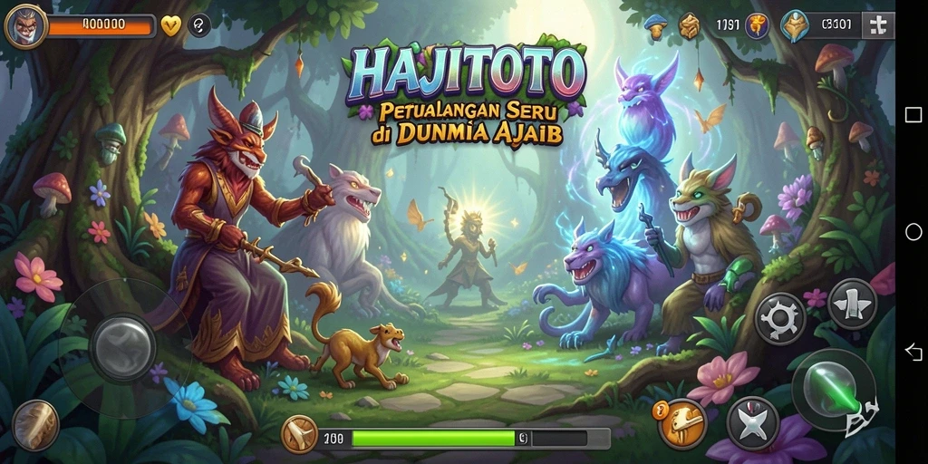 Tampilan gameplay HAJITOTO yang menakjubkan saat menjelajahi dunia petualangan.