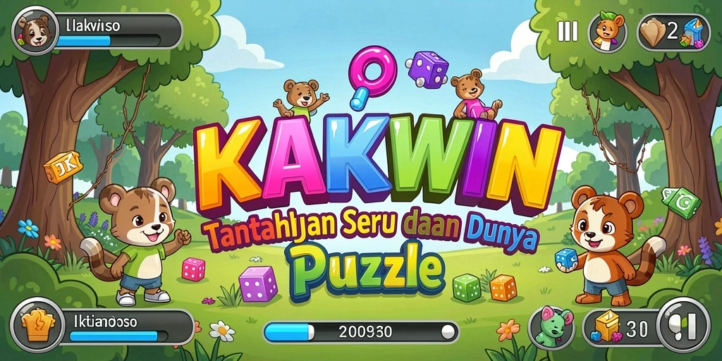 Tangkapan layar KAKWIN menampilkan gameplay seru dengan berbagai teka-teki.