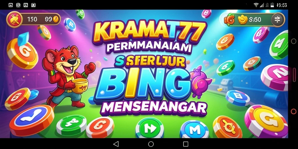 Tampilan menarik dan seru saat bermain Bingo di KRAMAT77.