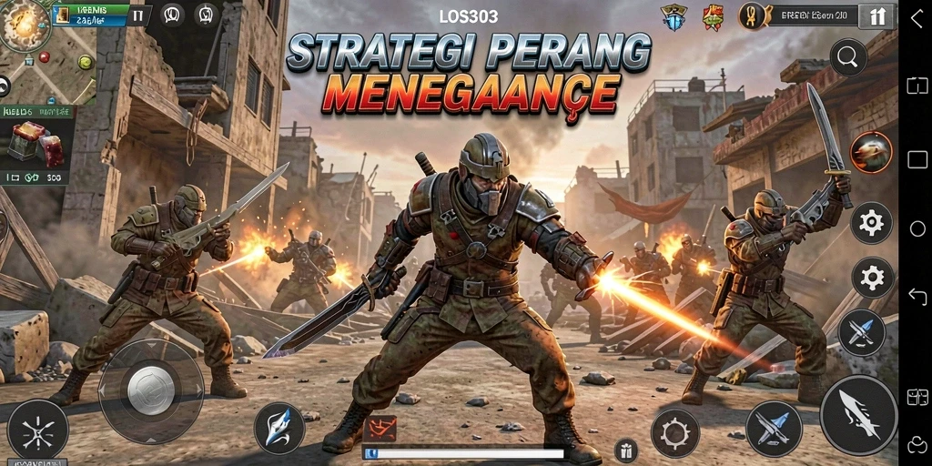 Screenshot gameplay LOS303 menampilkan aksi pertempuran yang seru dan strategi.