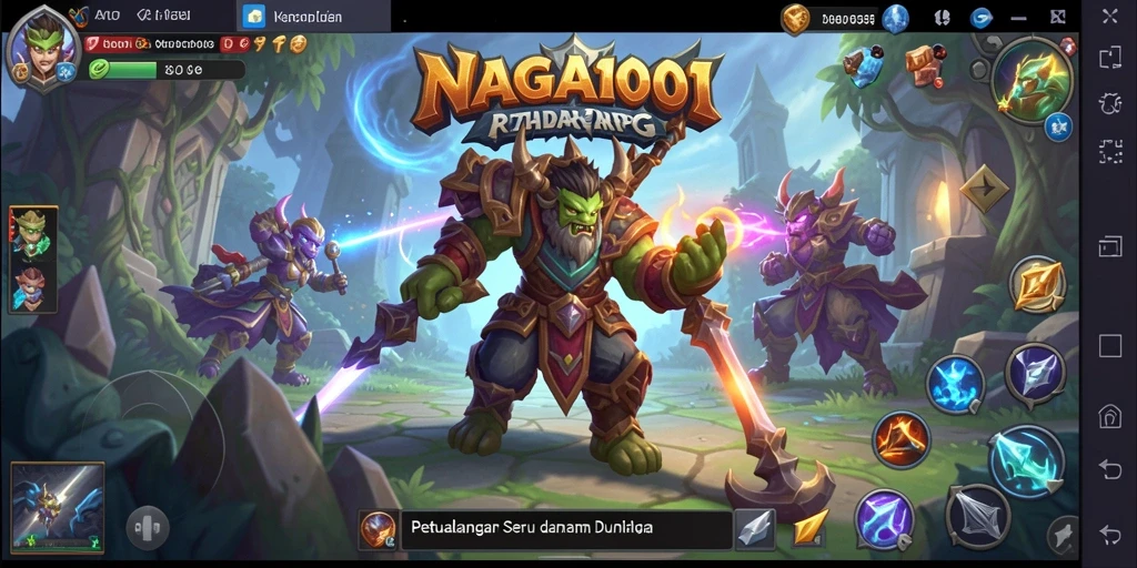 Gameplay NAGA1001 yang penuh aksi dan strategi