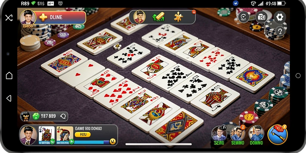 Gameplay seru dalam permainan Domino RR89 dengan grafis menarik.