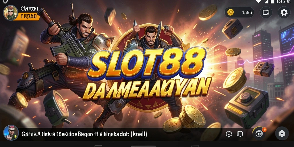Screenshot gameplay SLOT88 menampilkan aksi seru dan karakter dinamis.