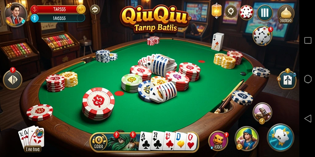 Gameplay menarik TAR555 dengan suasana QiuQiu yang seru.